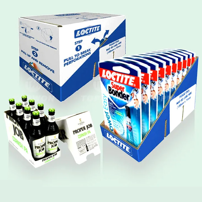 Supermarket Paper Packaging Box Retail Display Box - Holidaypac