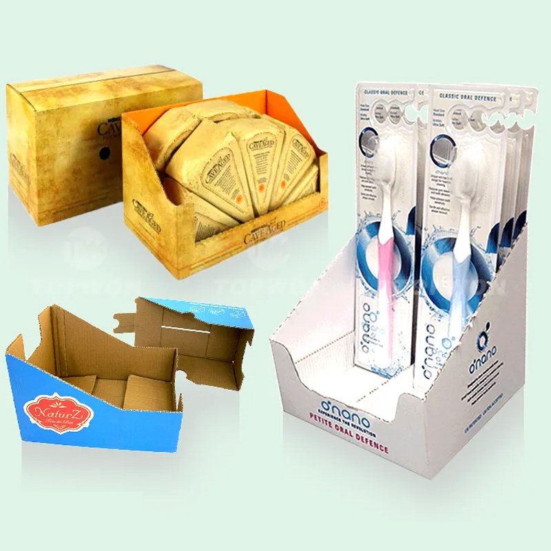 Supermarket Paper Packaging Box Retail Display Box