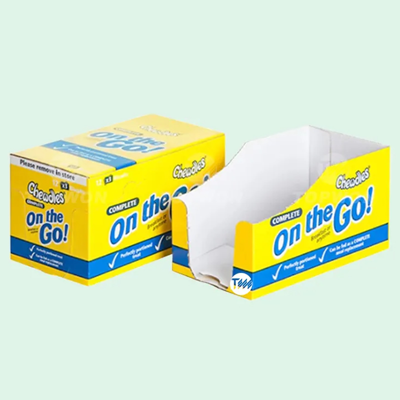 Custom Packaging Paper Cardboard Retail Countertop Product Kraft Paperboard Counter Top Display Box - Holidaypac