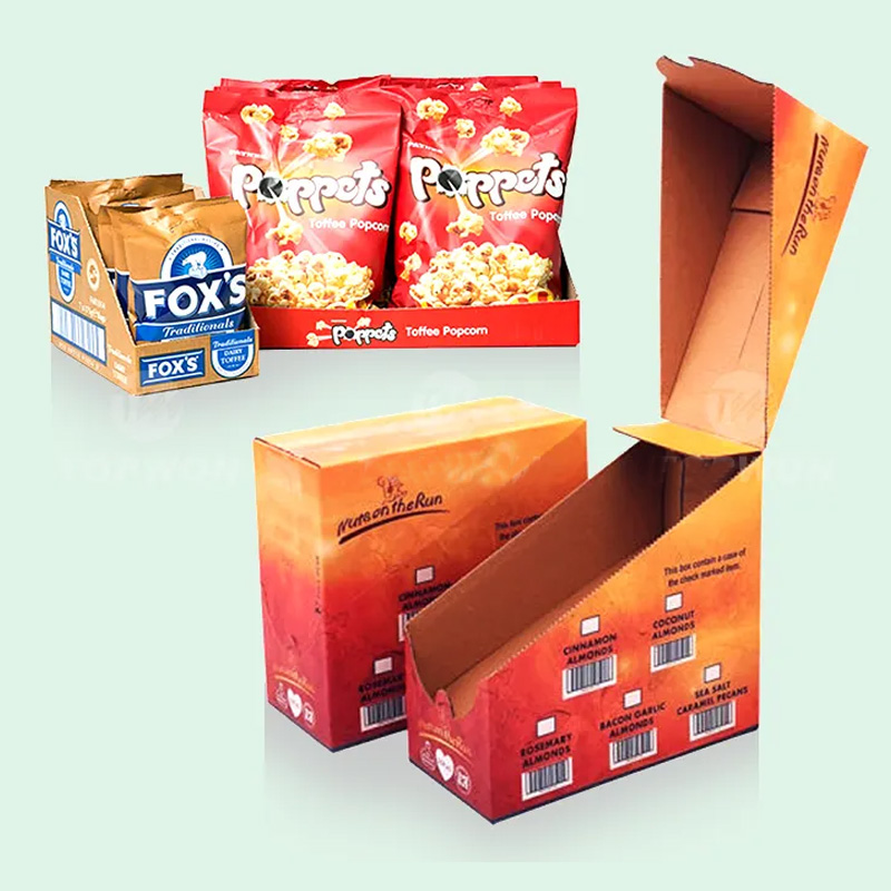Custom Packaging Paper Cardboard Retail Countertop Product Kraft Paperboard Counter Top Display Box - Holidaypac