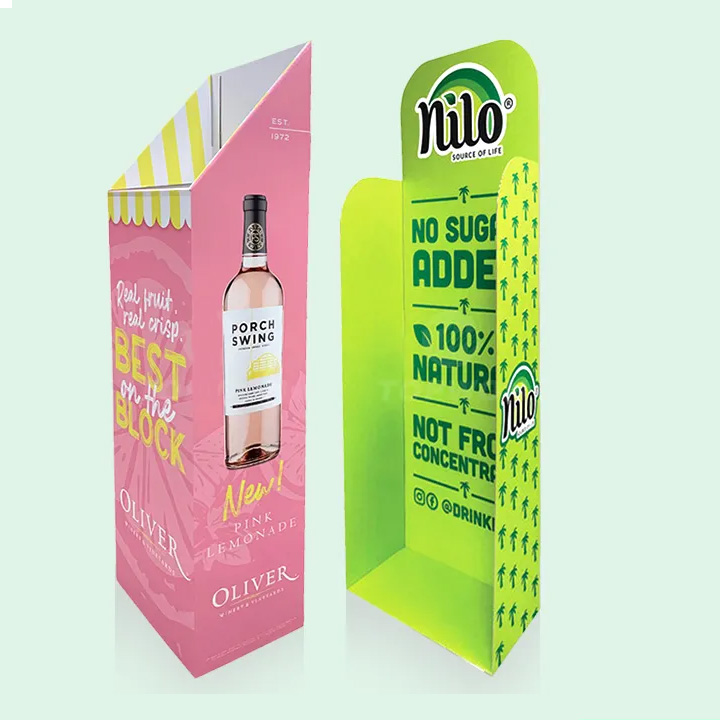 High Quality Supermarket Retail Display Racks Corrugated Cardboard Case Stacker Display Stand Cardboard Dump Bin - Holidaypac