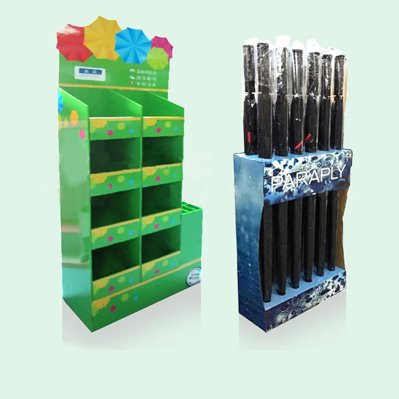 High Quality Grocery Store Display Racks Cardboard Counter Pdq Display Box Toothbrush Soap Cleaner Hair Brush Display Stand