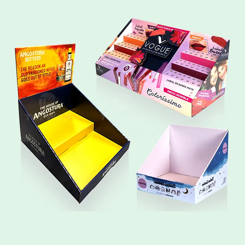 Corrugated Packaging Box Folding Lipsticks Cosmetic Durable Custom Personality Paper Display Boxes