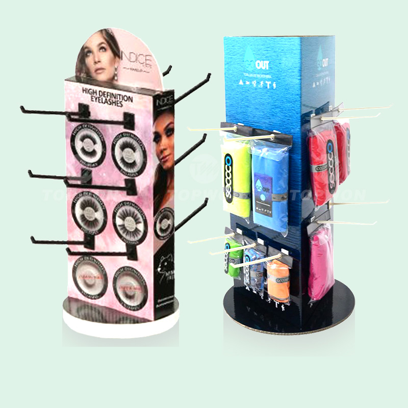 Retail Display Hooks,Hook Display Stand,Cardboard Display Stand With Hook