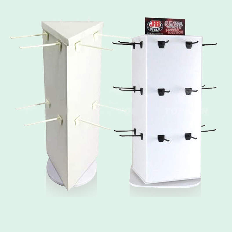 Retail Display Hooks,Hook Display Stand,Cardboard Display Stand With Hook - Holidaypac