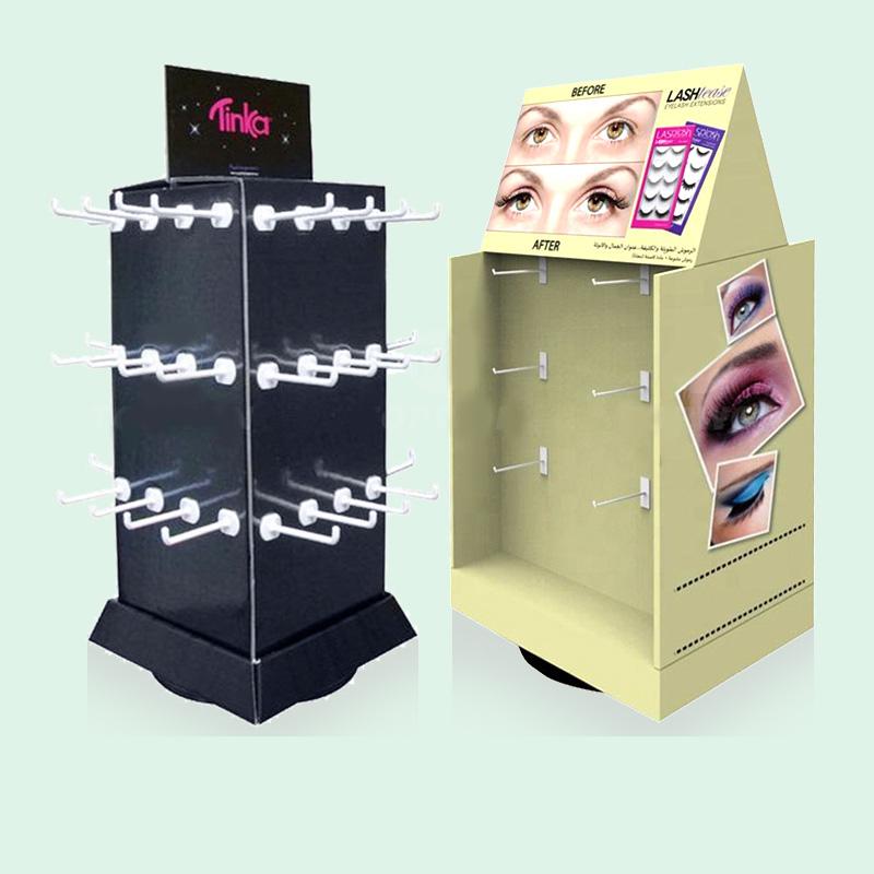 Retail Display Hooks,Hook Display Stand,Cardboard Display Stand With Hook