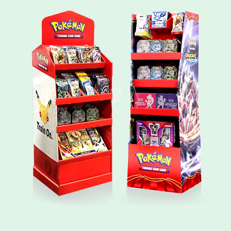 Custom Supermarket Corrugated Toys Display Stand Cardboard Pop Up Display Stand Toy Car Display Stand - Holidaypac