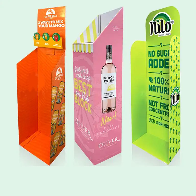 Dump Bins Displays Cardboard Display Stand Beer Wine Drinks Mineral Water Display Racks - Holidaypac