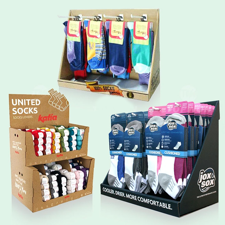 Holidaypac Paper Top Counter Small Corrugated Carton Packaging Boxes for Retail pre Roll Store Custom Cardboard Preroll Display Box - Holidaypac
