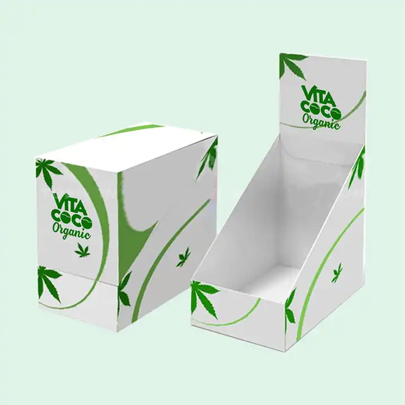 Promotion Custom Logo Small Packaging Carton Box Cardboard Counter Display Box