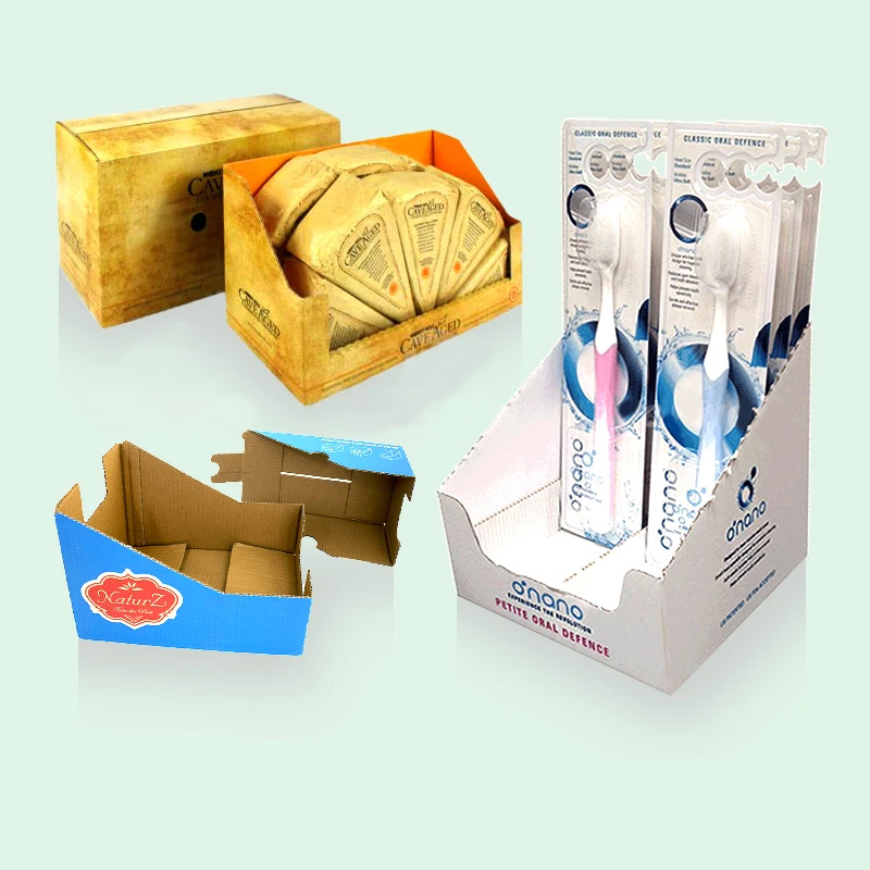 Promotion Custom Logo Small Packaging Carton Box Cardboard Counter Display Box