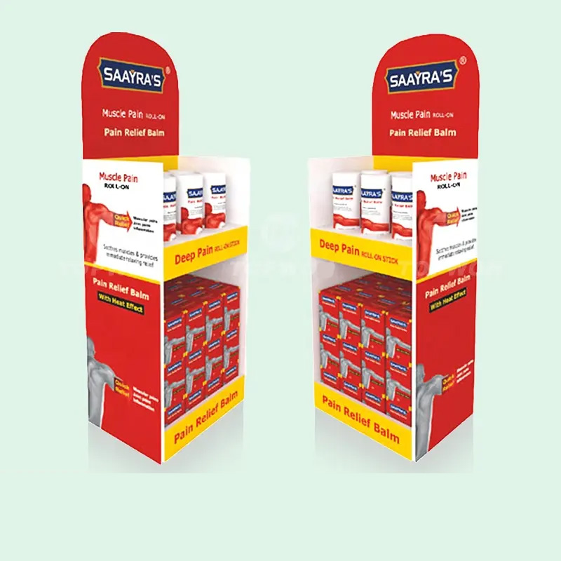 High Quality Retail Shop Pharmacy Counter Display Stand Cardboard Pdq Display Box Vitamin Medicine Display Box - Holidaypac