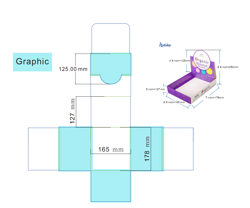 Structure of Tear Off Display Box