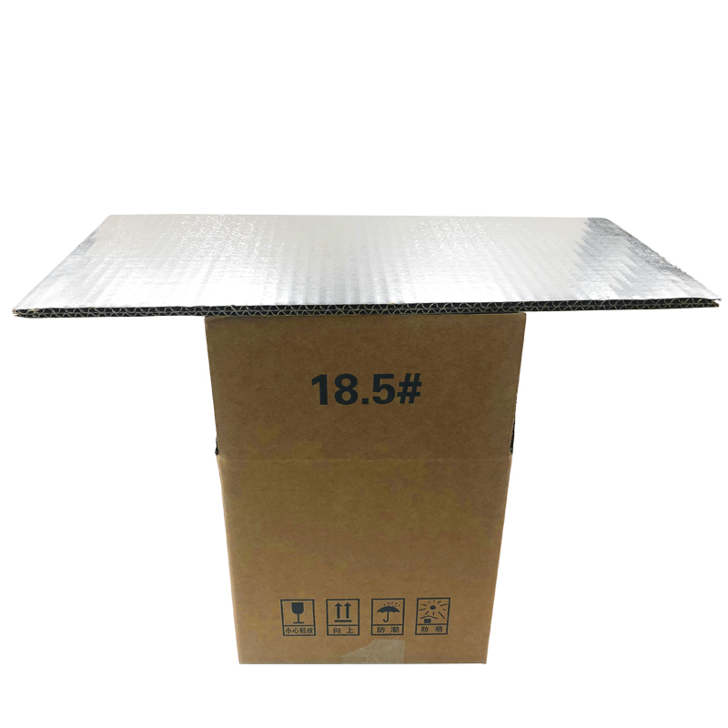 Customizable Foldable Catering Food Thermal Insulation Transport Boxes Corrugated Aluminum Foil Foam Insulated Shipping Box