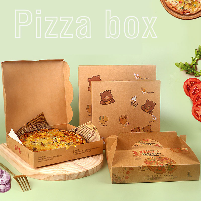 Wholesale Pizza Plane Box Commercial Pizza Food One-Time Thickened Packaging Box