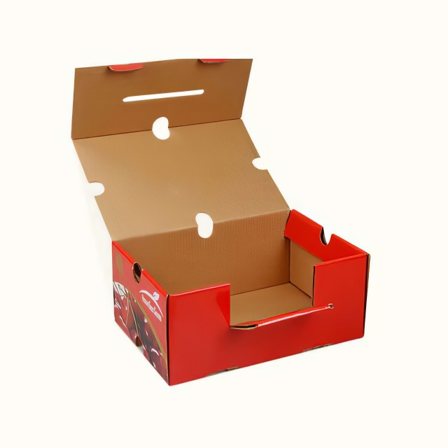 Custom Wholesale Cherries Box 1-2.5kg Cardboard Fresh Fruits Packaging Boxes