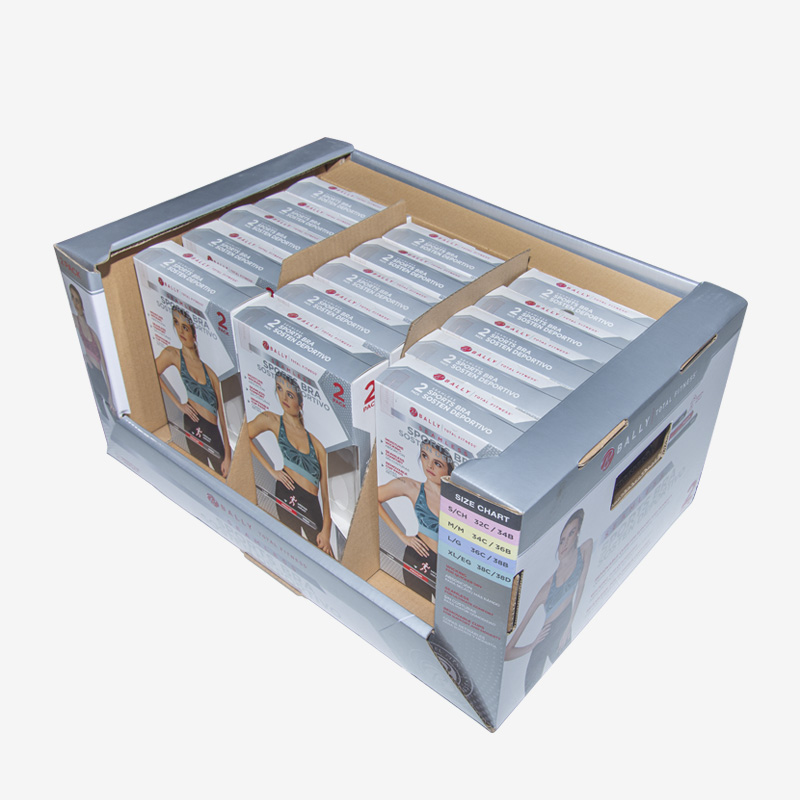 Custom Walmart PDQ Trays For Sport Bras - Holidaypac