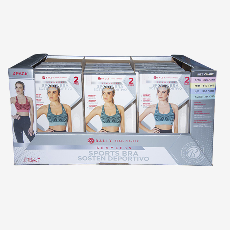 Custom Walmart PDQ Trays For Sport Bras 2