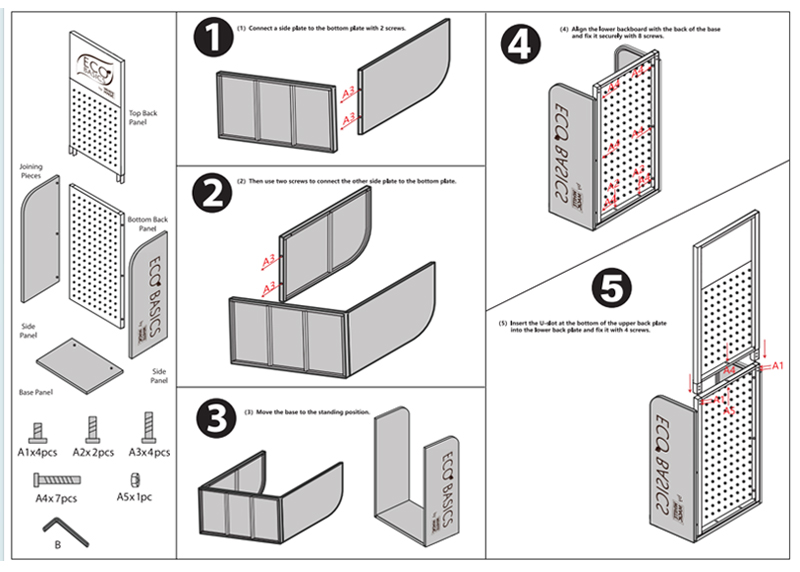 Hook Rack Hole Plate Metal Display Rack