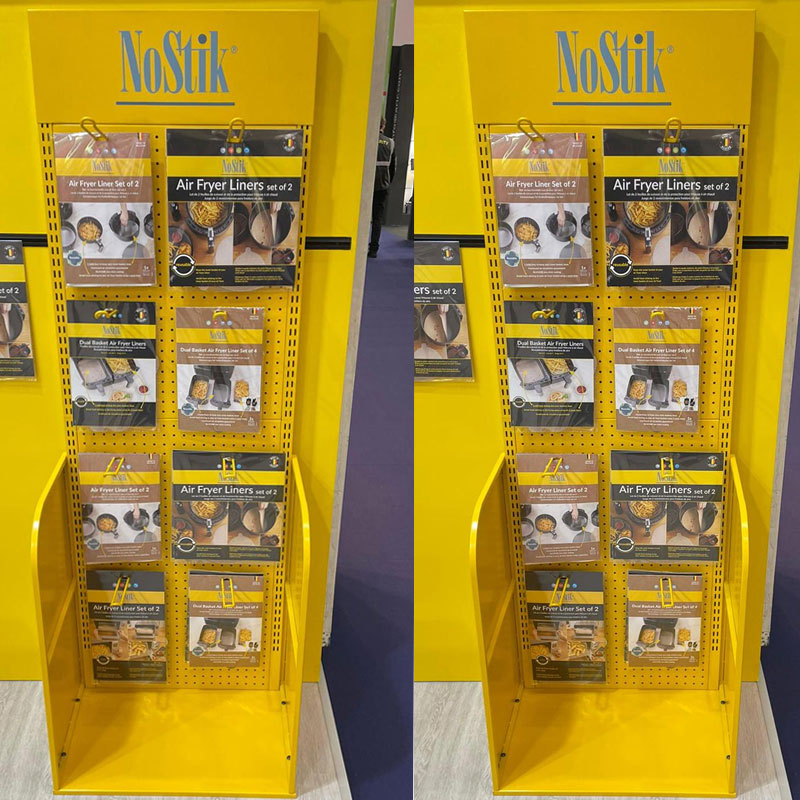 Metal Pegboard Display Stand With Hooks Retail Shelf Displays Rack  Free standing Display stand - Holidaypac