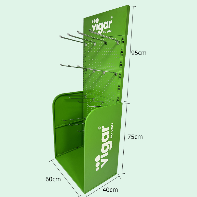 metal display size