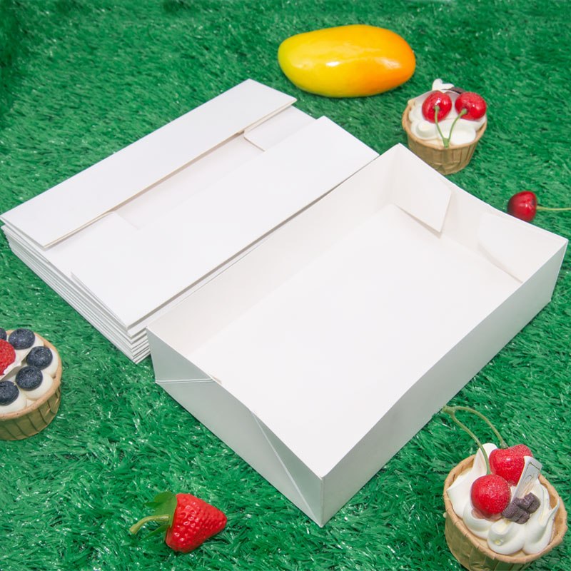 Custom printed food-grade white paper packaging French fried chicken box hamburger box food container grazing box