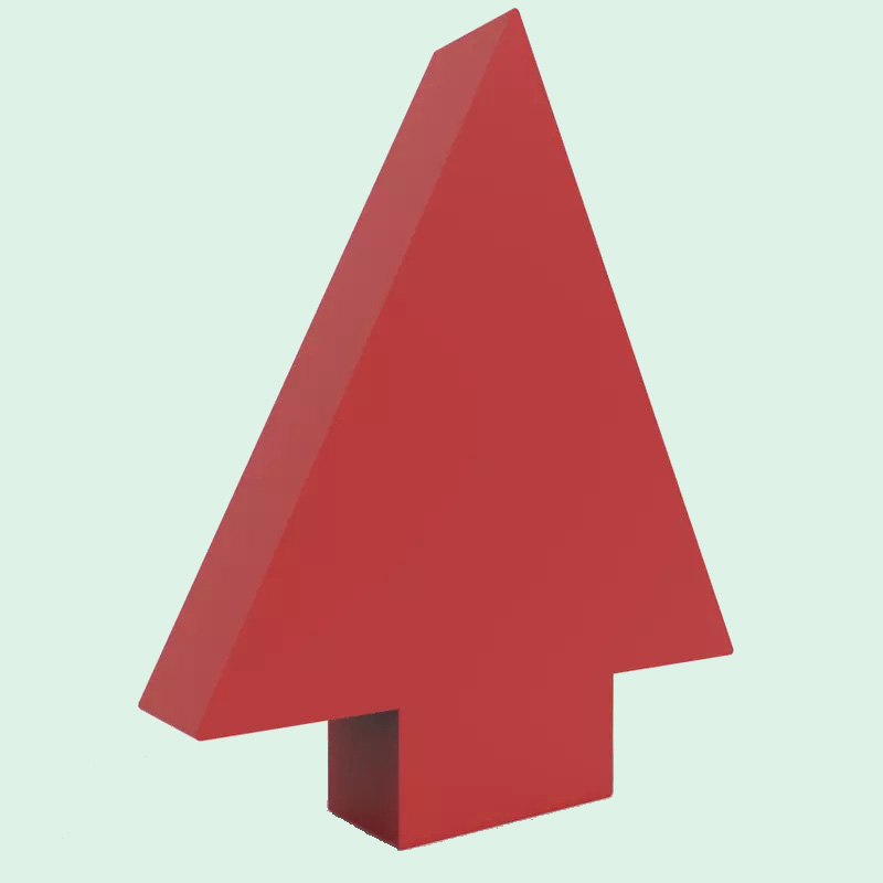 Custom Cardboard Divider Packaging Christmas Tree Shape Advent Calendar Box For Chocolate