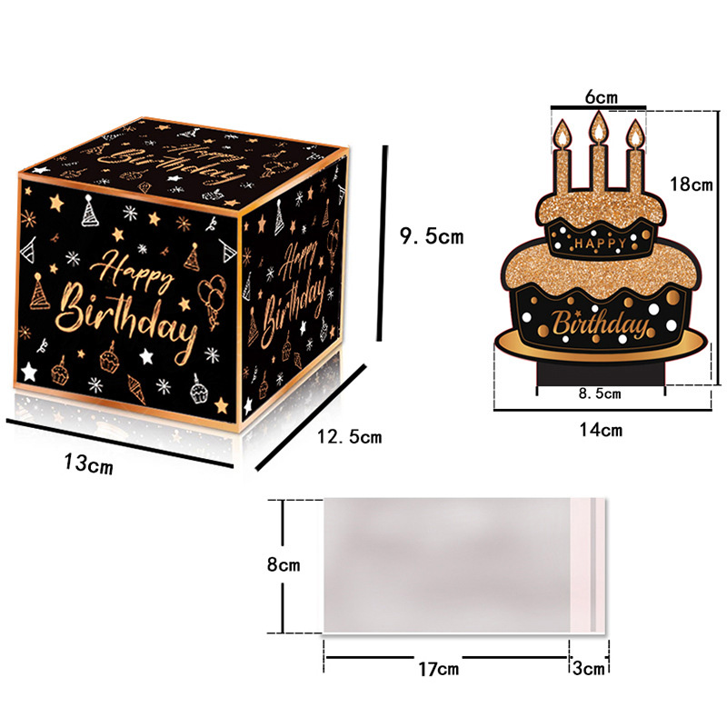 Holidaypac New Amazing Birthday Money for Cash Gift Pull Funny Money Boxes for Cash Pull Box Happy Birthday Surprise gift box