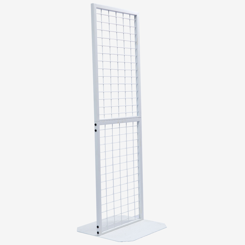 HOLIDAYPAC Multifunctional Steel Wire Mesh Supermarket Display Rack