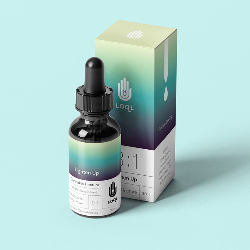 Custom Double Side Print Glass Essential Oil Dropper Bottle Paper Box Packaging