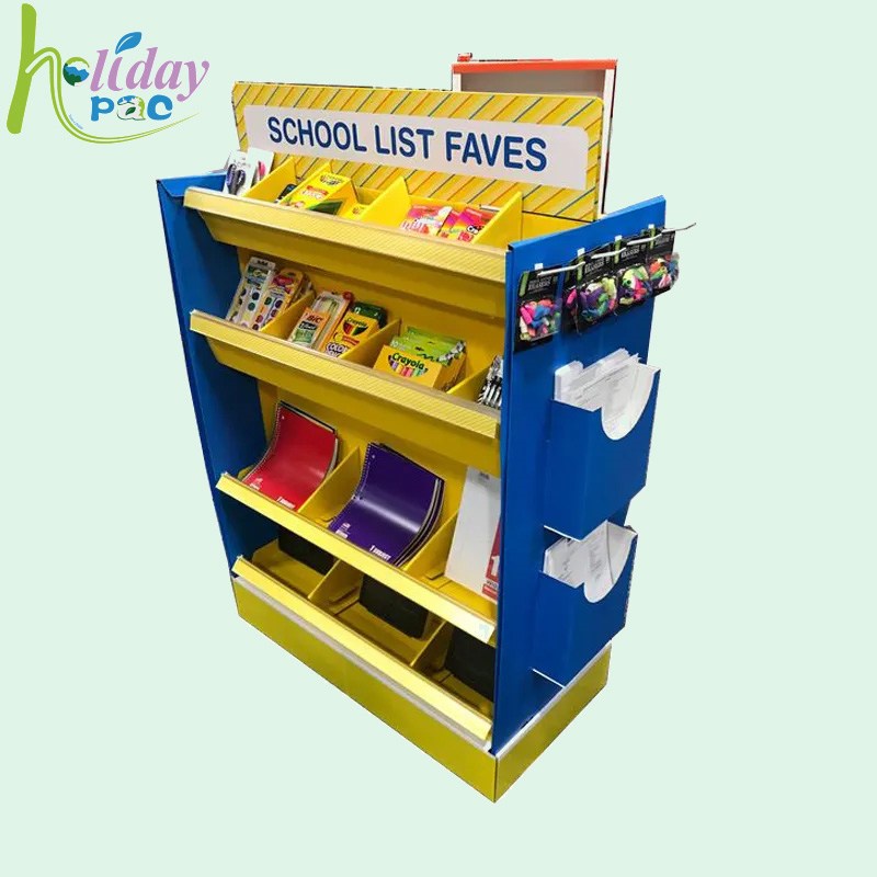Customized CD floor Display Rack - Holidaypac