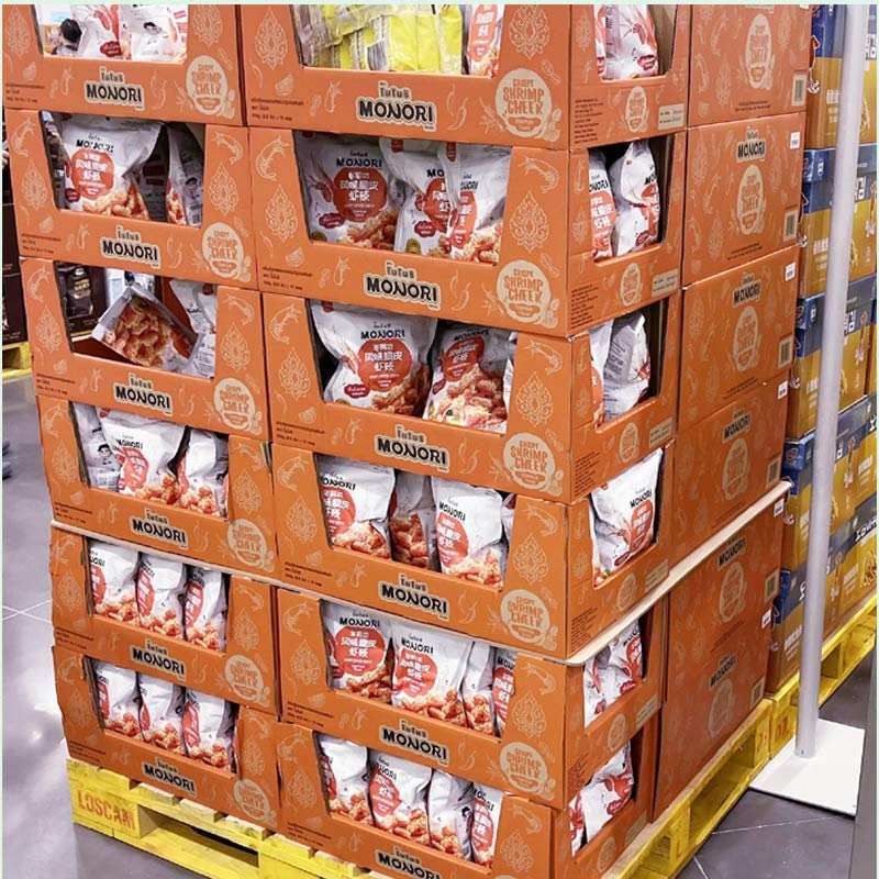 Custom Food PDQ Stackable Display Boxes - Holidaypac