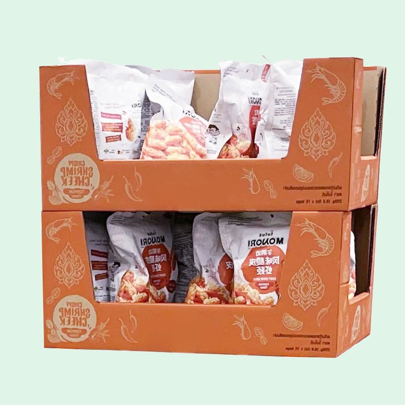Custom Food PDQ Stackable Display Boxes - Holidaypac