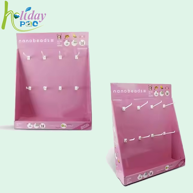 custom cardboard countertop peg displays - Holidaypac