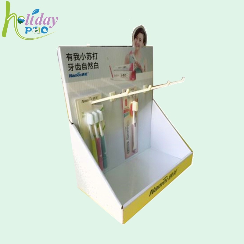 custom cardboard countertop peg displays - Holidaypac