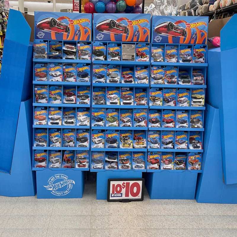 Custom Hot Wheels Cardboard Display - Holidaypac