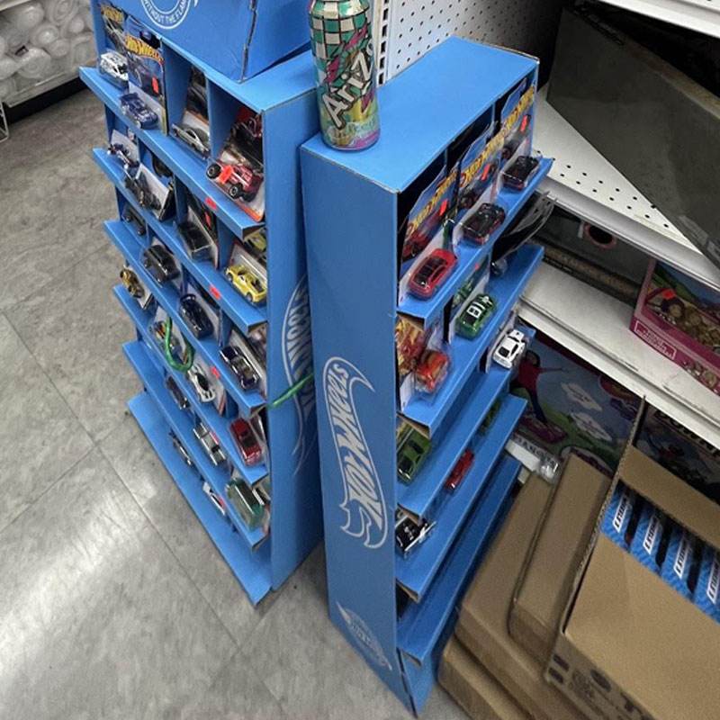 Custom Hot Wheels Cardboard Display - Holidaypac