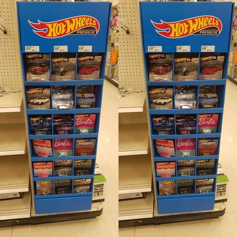 Custom Hot Wheels Cardboard Display - Holidaypac