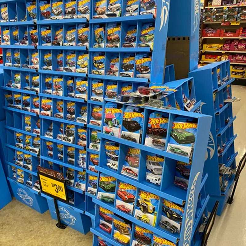 Custom Hot Wheels Cardboard Display - Holidaypac
