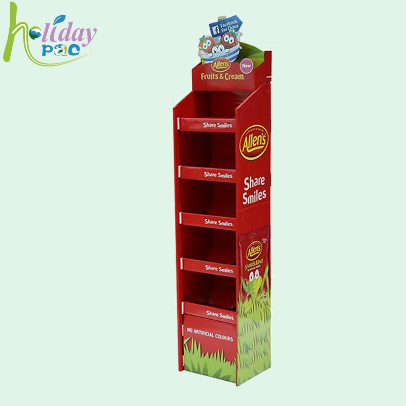 Custom Cardboard M&M Display Stand - Holidaypac
