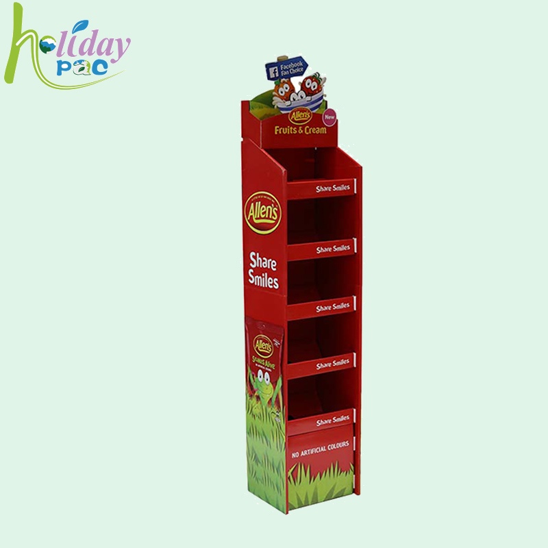 Custom Cardboard M&M Display Stand - Holidaypac