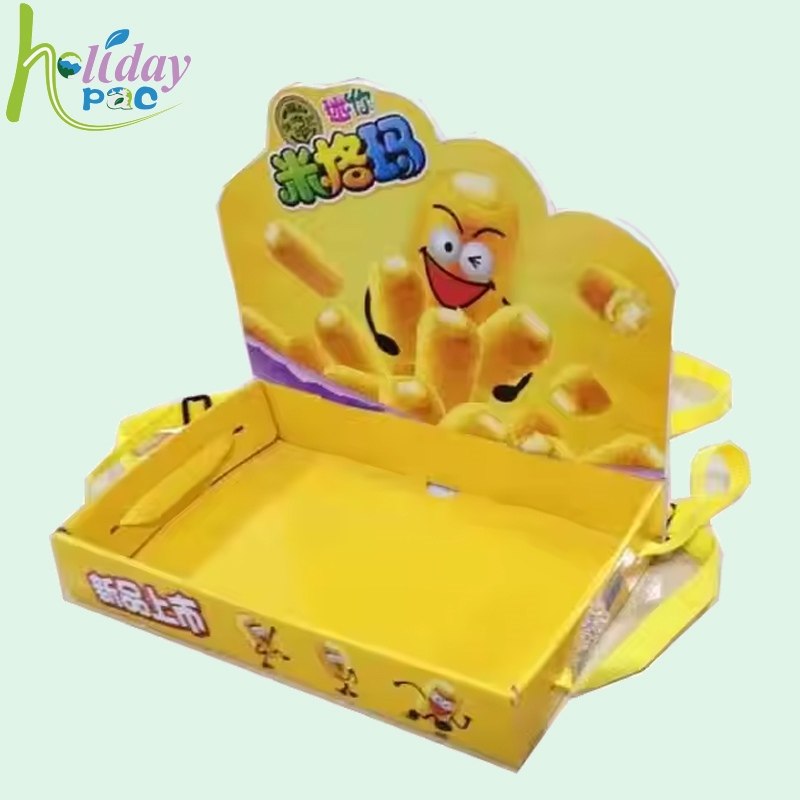 Custom M&M Chocolate Counter Shipper display stand - Holidaypac