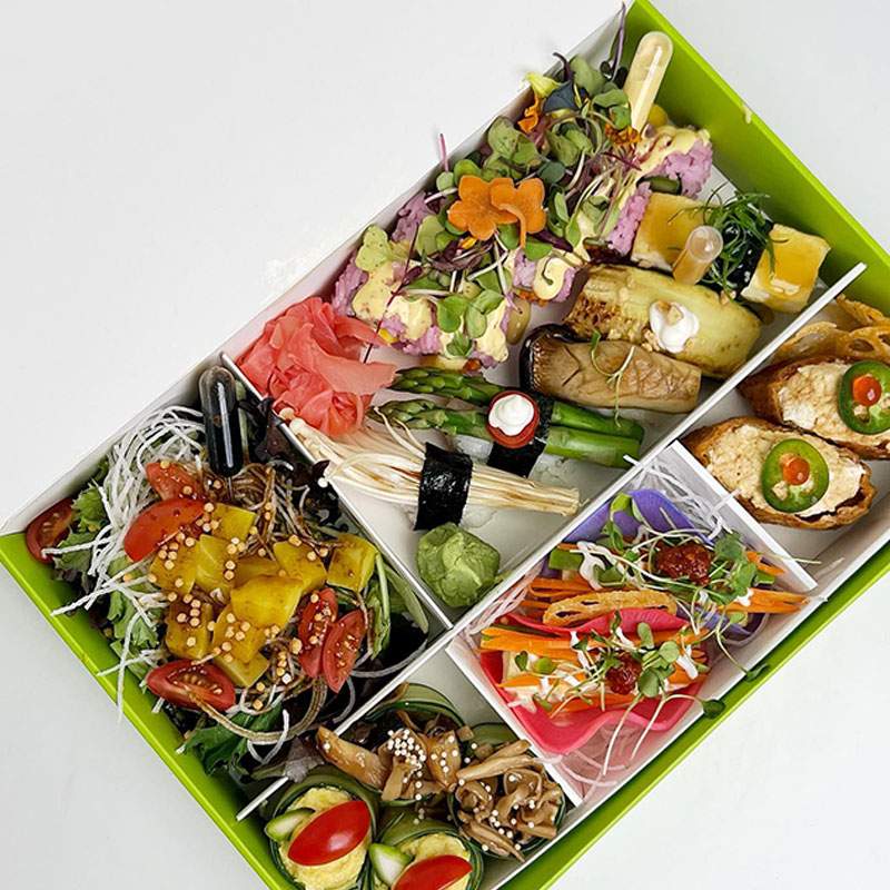 Custom Food Grade Separate Sushi Delivery Box - Holidaypac