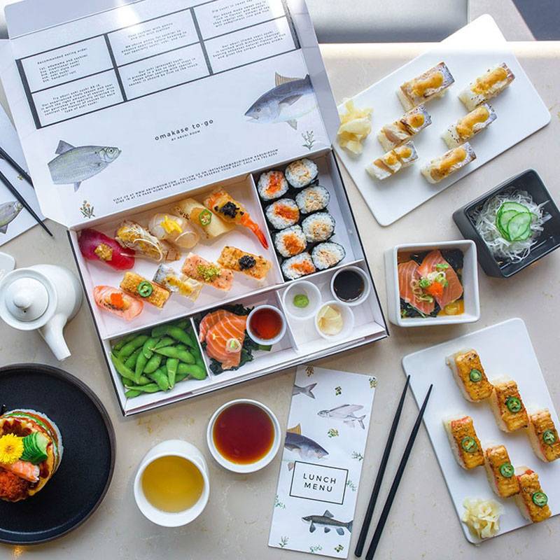 Custom Food Grade Separate Sushi Delivery Box - Holidaypac