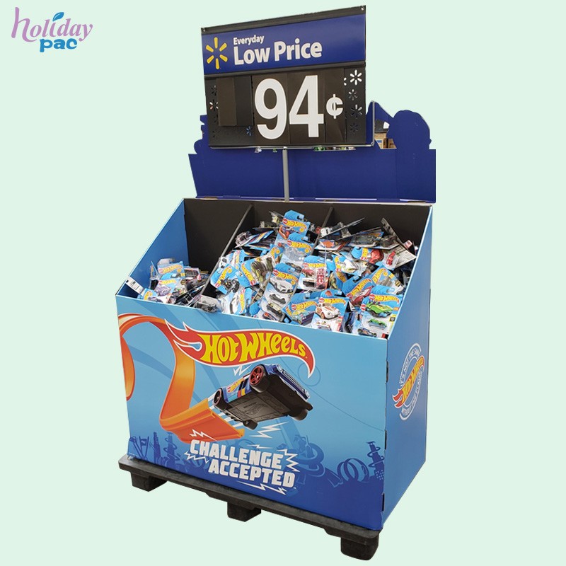 Custom Hot Wheels Dump Bins for Retail - Holidaypac