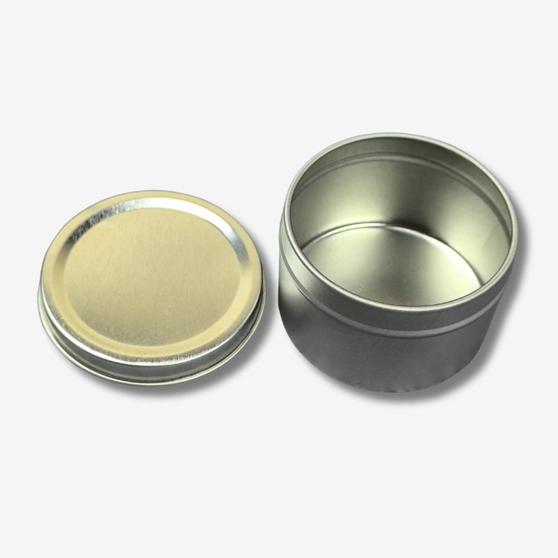 Custom Round Candle Metal Tin Boxes - Holidaypac