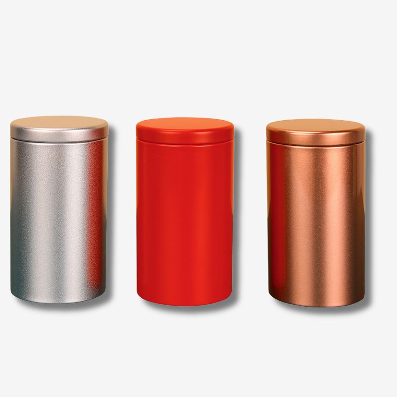 Custom Round Tin Tea Packaging