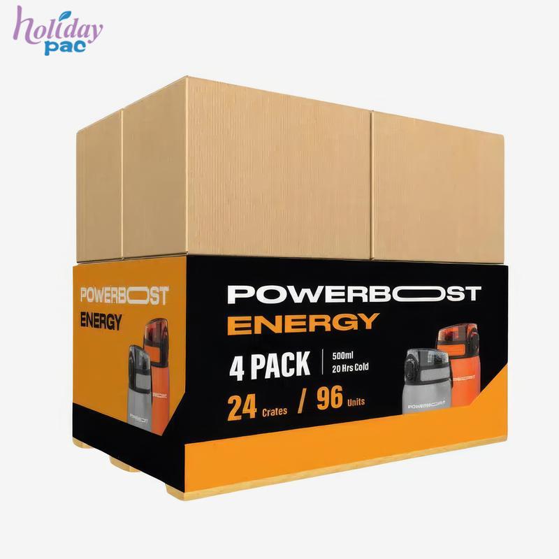 Custom Corrugated Printed Pallet Skirt - Holidaypac