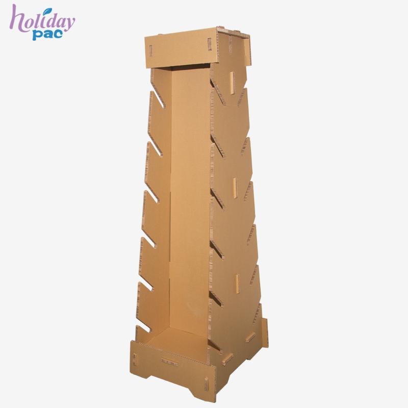 HOLIDAYPAC Honeycomb cardboard display stand for  skateboards