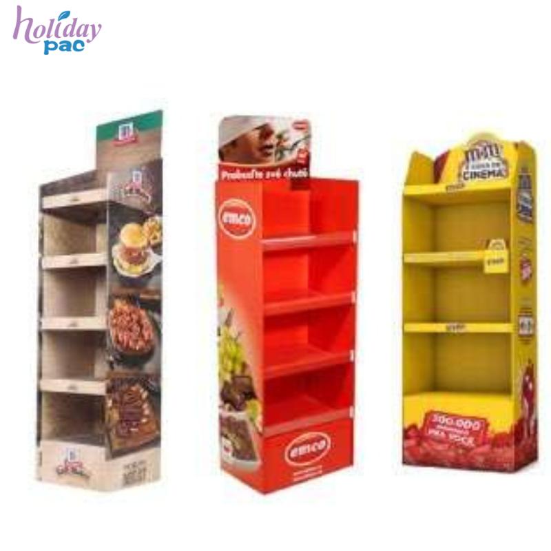 Promotion Retail Store Free Standing Retail Display Units Rack,Cardboard Retail Display Stand - Holidaypac